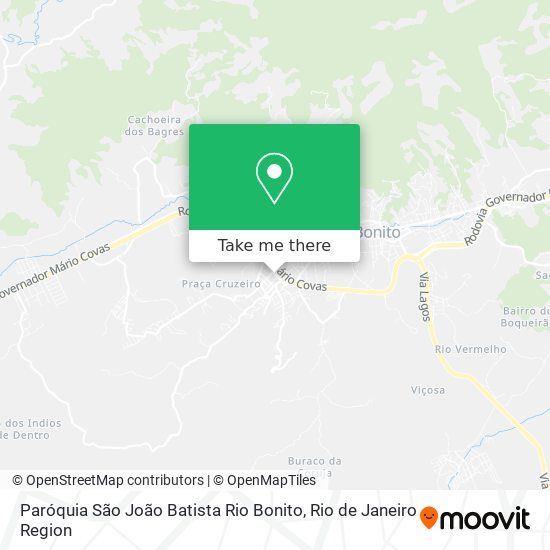 Paróquia São João Batista Rio Bonito map