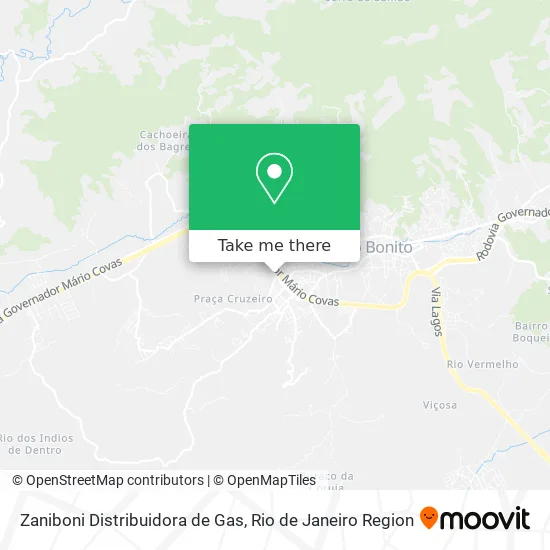 Zaniboni Distribuidora de Gas map