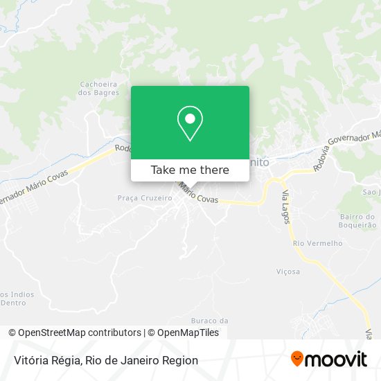 Vitória Régia map
