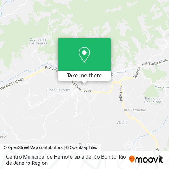 Mapa Centro Municipal de Hemoterapia de Rio Bonito