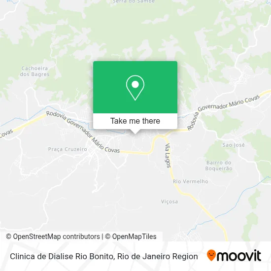 Clinica de Dialise Rio Bonito map