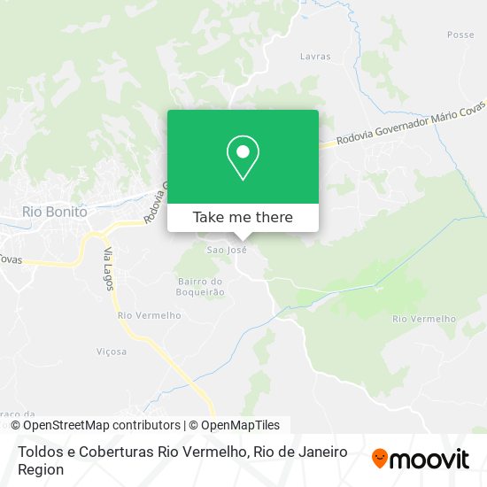 Toldos e Coberturas Rio Vermelho map