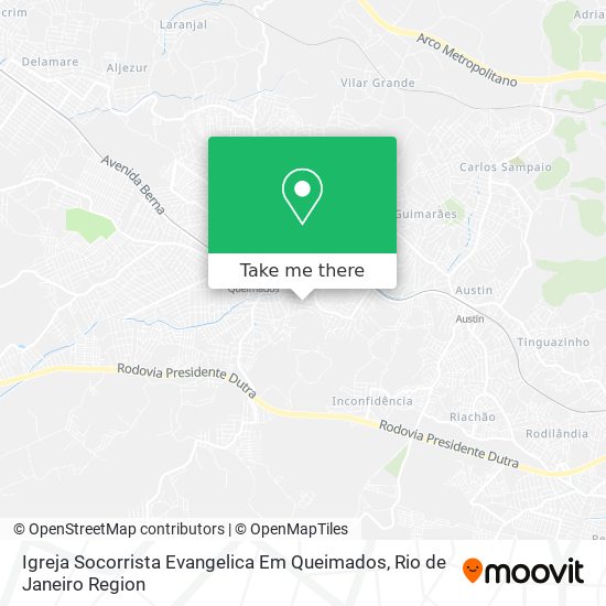 Igreja Socorrista Evangelica Em Queimados map