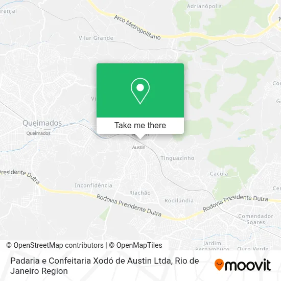 Padaria e Confeitaria Xodó de Austin Ltda map