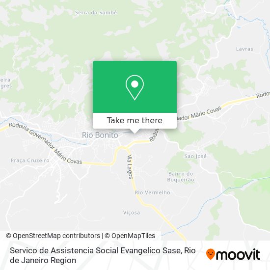 Servico de Assistencia Social Evangelico Sase map