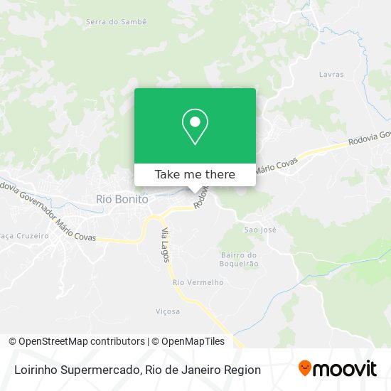 Mapa Loirinho Supermercado