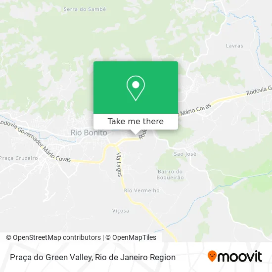 Praça do Green Valley map