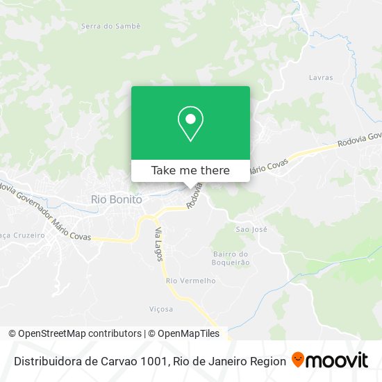 Mapa Distribuidora de Carvao 1001