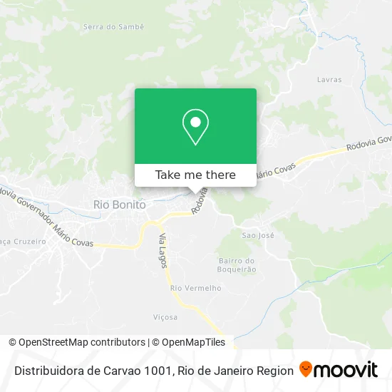 Distribuidora de Carvao 1001 map