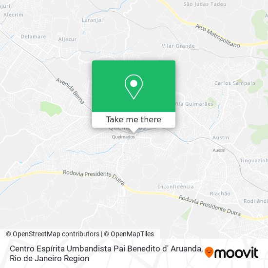 Centro Espírita Umbandista Pai Benedito d' Aruanda map