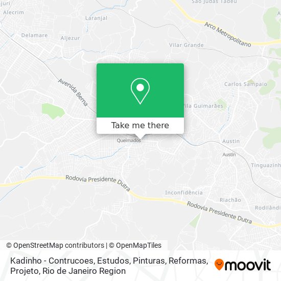 Kadinho - Contrucoes, Estudos, Pinturas, Reformas, Projeto map