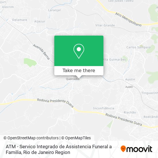 Mapa ATM - Servico Integrado de Assistencia Funeral a Familia