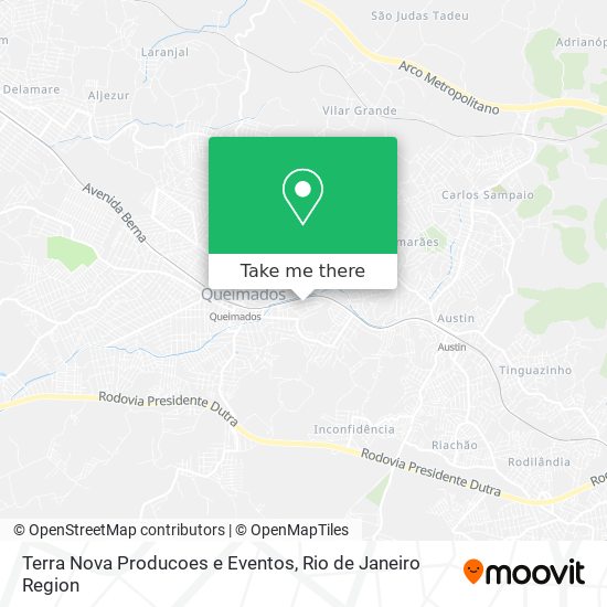 Terra Nova Producoes e Eventos map