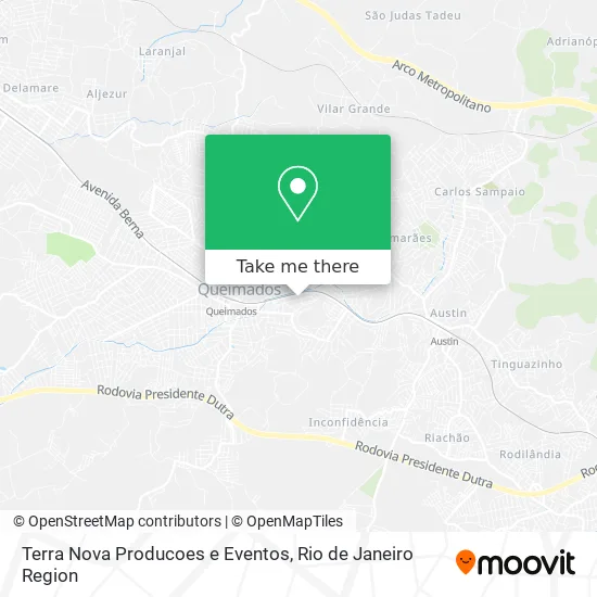 Terra Nova Producoes e Eventos map