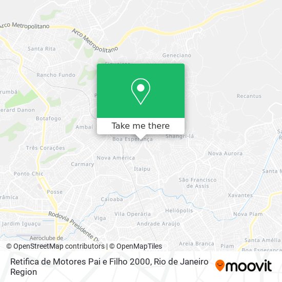 Retifica de Motores Pai e Filho 2000 map