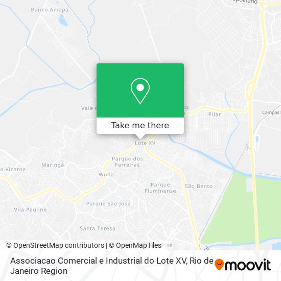 Associacao Comercial e Industrial do Lote XV map