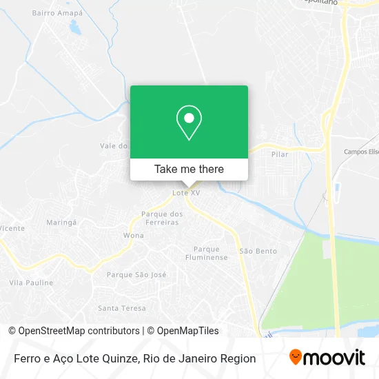 Ferro e Aço Lote Quinze map