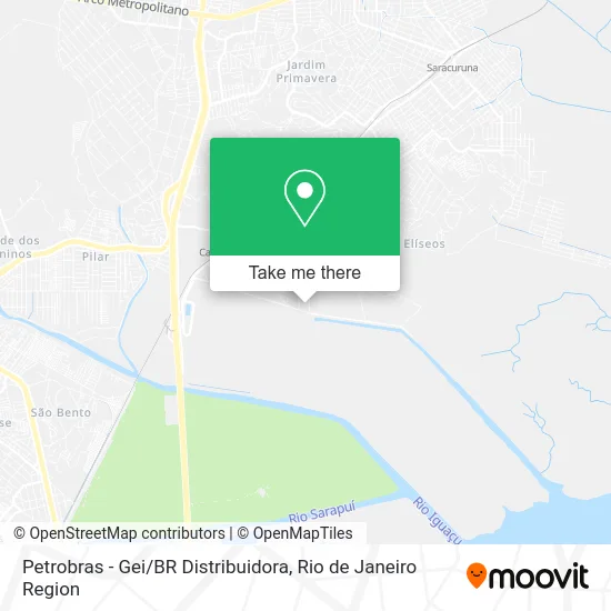 Petrobras - Gei / BR Distribuidora map