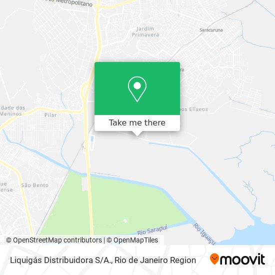 Liquigás Distribuidora S/A. map