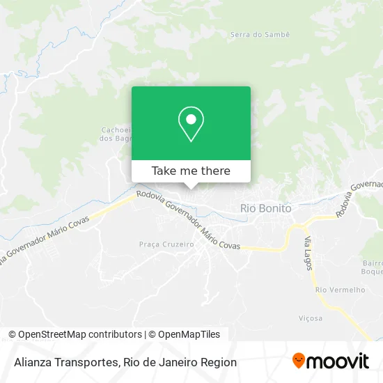 Alianza Transportes map