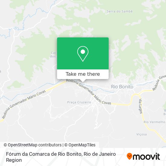 Fórum da Comarca de Rio Bonito map