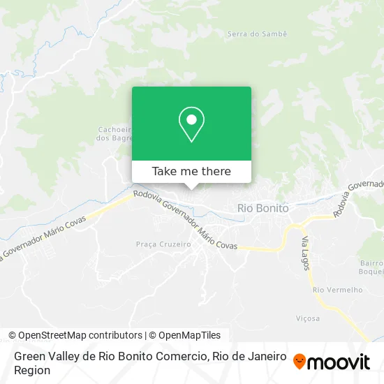 Green Valley de Rio Bonito Comercio map