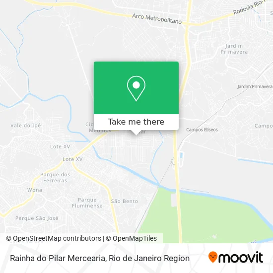 Rainha do Pilar Mercearia map
