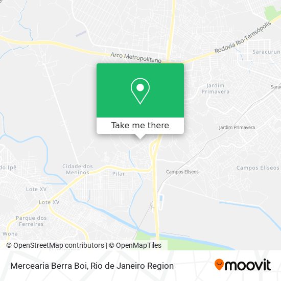 Mercearia Berra Boi map