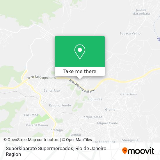 Superkibarato Supermercados map