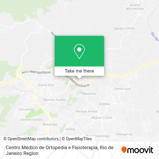 Centro Médico de Ortopedia e Fisioterapia map