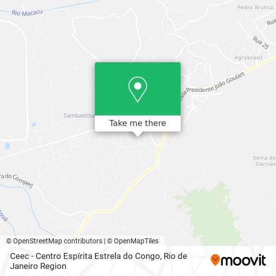 Ceec - Centro Espírita Estrela do Congo map