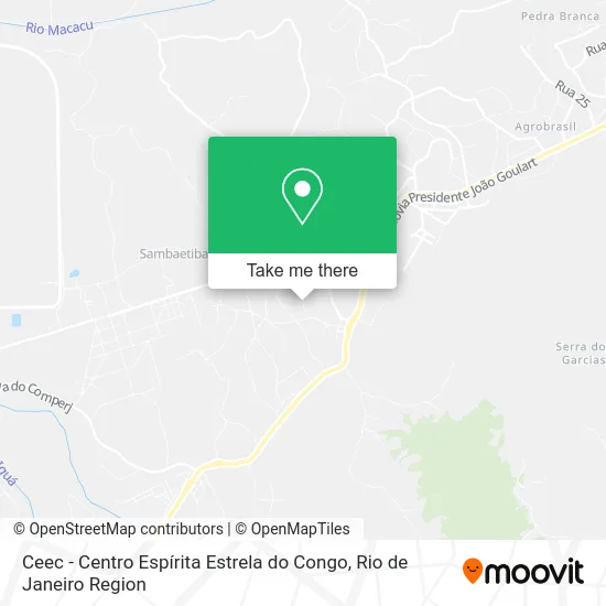 Ceec - Centro Espírita Estrela do Congo map