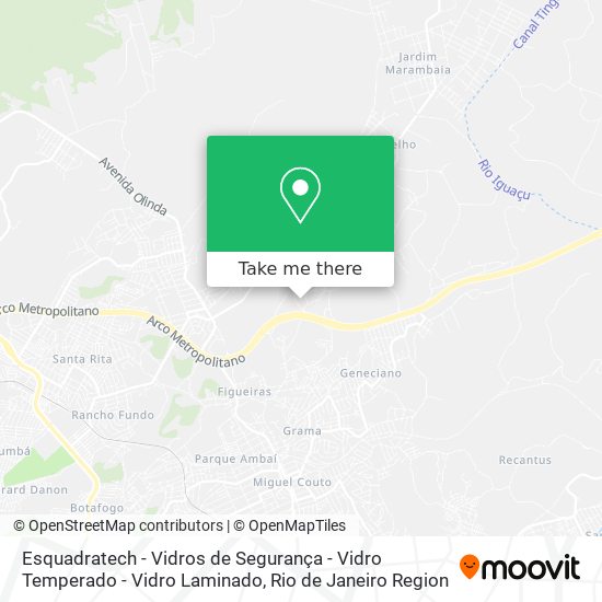 Esquadratech - Vidros de Segurança - Vidro Temperado - Vidro Laminado map