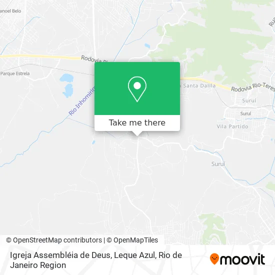Igreja Assembléia de Deus, Leque Azul map