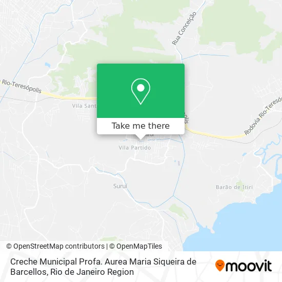 Creche Municipal Profa. Aurea Maria Siqueira de Barcellos map