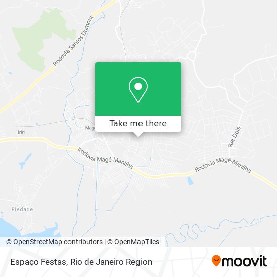 Espaço Festas map