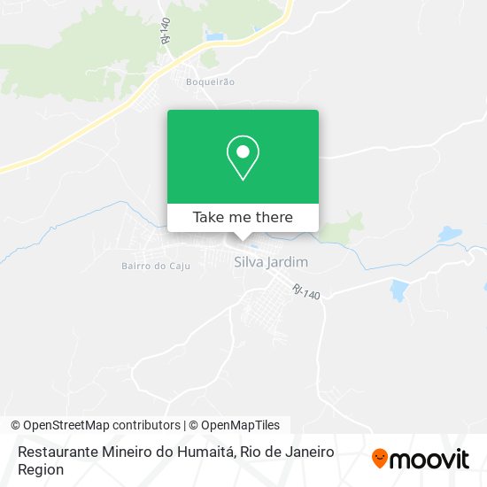 Mapa Restaurante Mineiro do Humaitá