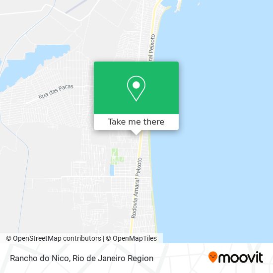 Rancho do Nico map