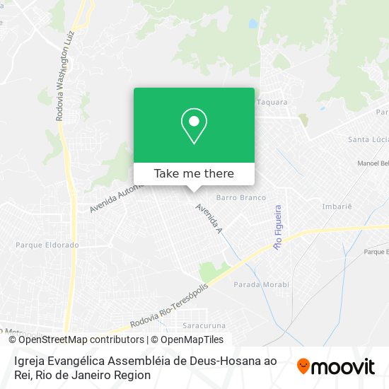 Mapa Igreja Evangélica Assembléia de Deus-Hosana ao Rei