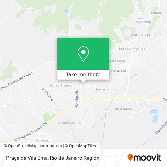 Praça da Vila Ema map