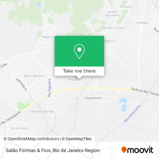 Salão Formas & Fios map