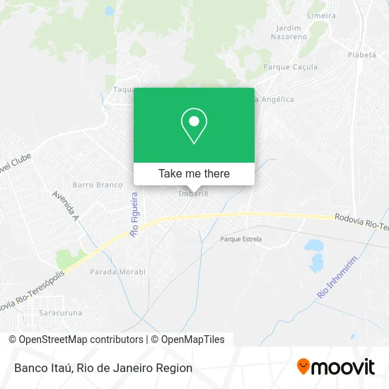 Banco Itaú map