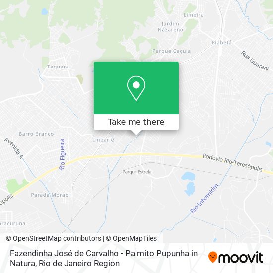Fazendinha José de Carvalho - Palmito Pupunha in Natura map