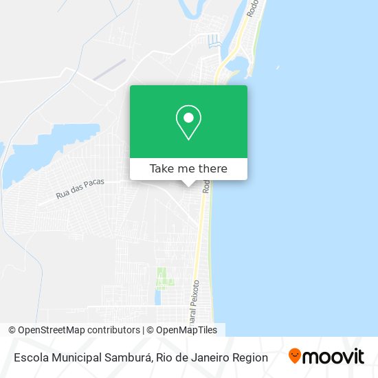 Mapa Escola Municipal Samburá