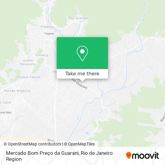 Mercado Bom Preço da Guarani map