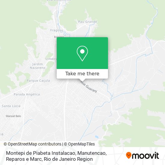 Montepi de Piabeta Instalacao, Manutencao, Reparos e Marc map