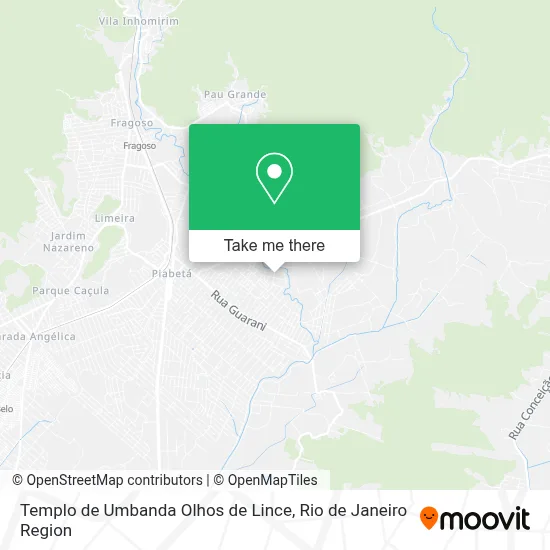 Templo de Umbanda Olhos de Lince map