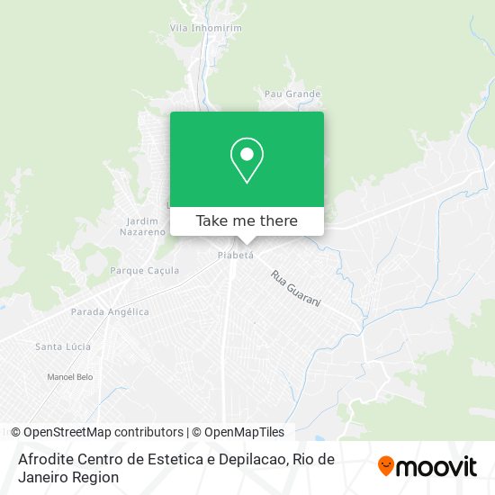Afrodite Centro de Estetica e Depilacao map