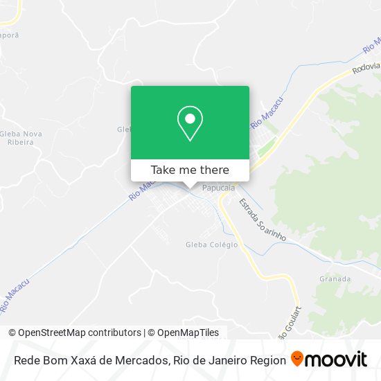 Rede Bom Xaxá de Mercados map