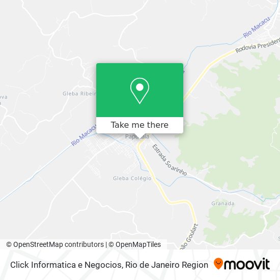 Click Informatica e Negocios map